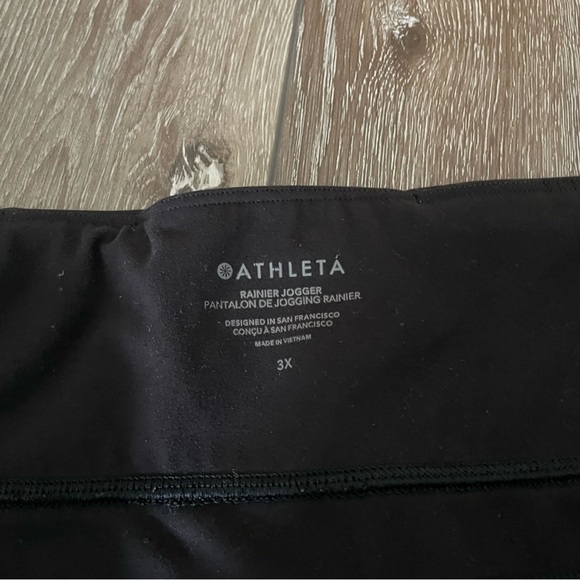 Athleta Rainier Mid Rise Joggers Black Size 3X - Picture 11 of 14